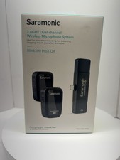 Saramonic Blink500 ProX Q4 2.4GHz Dual-Channel Wireless Mic, iPhone/iPad