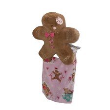 Holiday Gifts Gingerbread Faux Fur Pillow And Throw 2 Piece Set