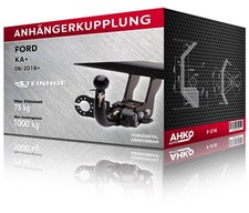 Anhängerkupplung für Ford KA+, Bj. 06/2016- (F-216)