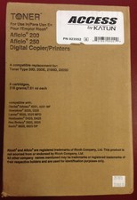 KATUN 023552 Toner Lot of 6 Cartridges type 20D 20DE 2150D for Aficio 200 250