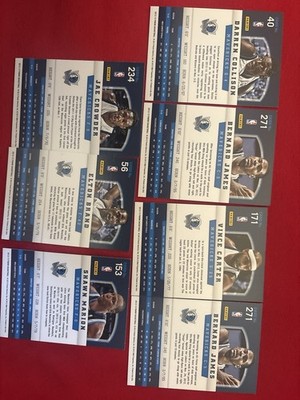 Panini 2012-13 Dallas Mavericks NBA Card Lot - Crowder, Brand, Marion, 6 Cards