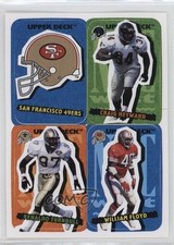 1995 Collector's Choice Update Stick-Ums Craig Heyward Renaldo Turnbull #40 0c6