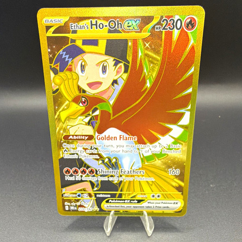Pokemon TCG Ethan's Ho-Oh ex 239/182 SV10 Destined Rivals Hyper Rare Holo