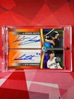 2025 Bowman Chrome KONNOR GRIFFIN SETH HERNANDEZ Orange Auto /25 Dual MLB Card