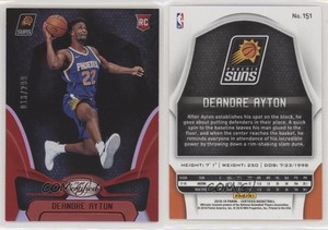2018-19 Certified Mirror Red /299 DeAndre Ayton #151 Rookie RC