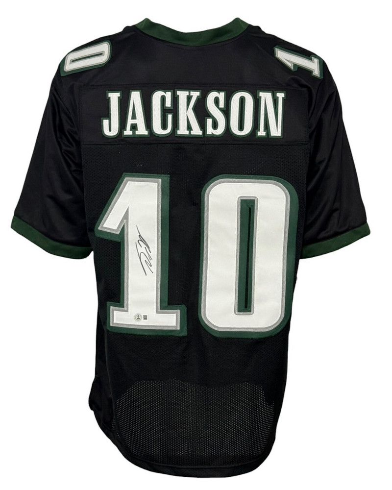 Philadelphia Eagles DeSean Jackson Autographed Pro Style Black Jersey BAS Aut...