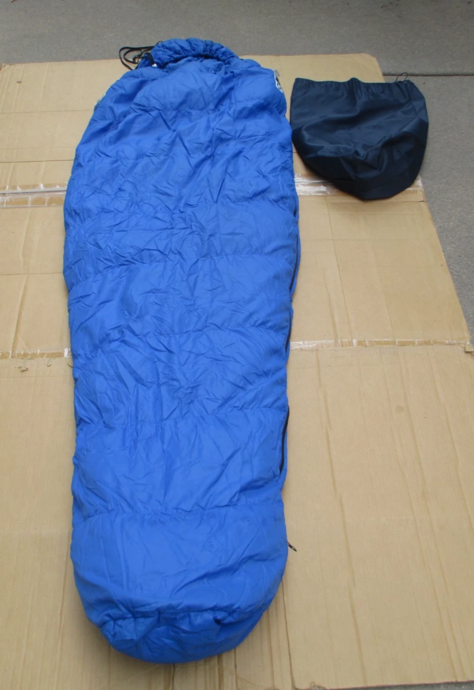 Vintage Camp 7 Boulder Colorado USA Frontier Down Sleeping Bag Reg 6' LT Zip