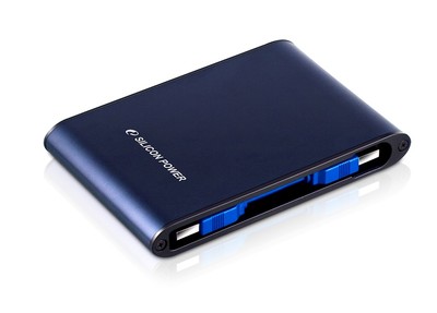 2TB Silicon Power Armor A80 stoßfest/wasserdichte Portable Hard Drive - USB3.0