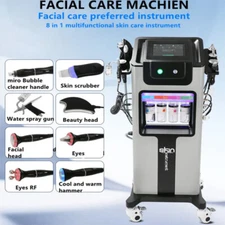 8IN1 Facial Small Bubble H2O2 Hydro Dermabrasion SPA Skin Tightening Machine