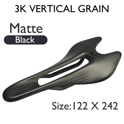 Carbon Saddle Ultra Light Gravel Road Bicycle Mountain Bike Front Seat Cushion - Picture 8 of 42