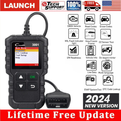 Automotive OBD2 Scanner OBDII Code Reader Car Check Engine Fault Diagnostic Tool