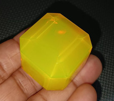 Natural Fire Opal Cube Welo Australian 296.55 Ct Certified Untreated Gemstone