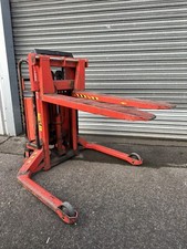 Electric Powered Straddle Stacker Pallet Truck Forklift Fork Lift Pedestrian