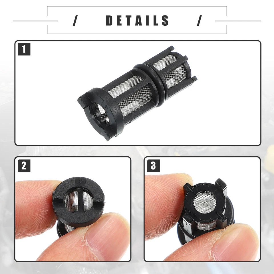 Filtro sensor presión aceite motor para Chevrolet Silverado 917-143 negro 2 piezas Foto 4 de 4