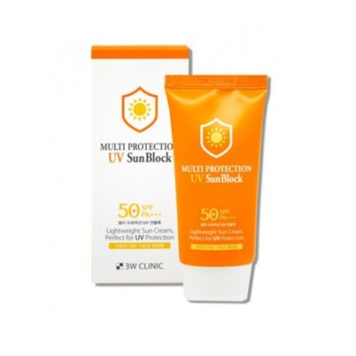 3W CLINIC Multi Protection UV Sun Block  70ml (SPF50+ PA+++) K-Beauty