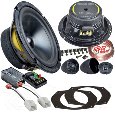 GROUND ZERO LAUTSPRECHER für DODGE RAM PICKUP 3 2002-2009 Vorn Tür 190W #ARCV