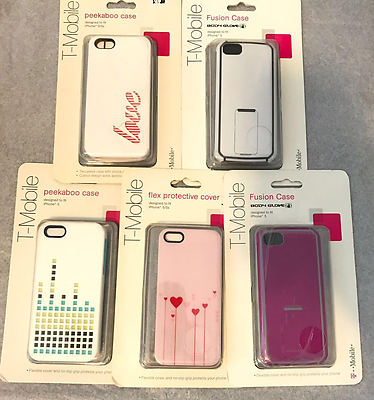 New Original T-Mobile Fusion Flex Peekaboo Case for iPhone Apple  5/5S/SE -!