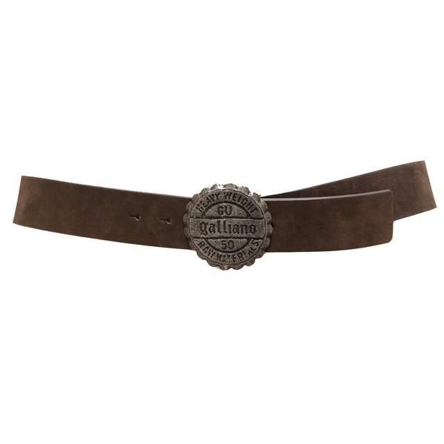 63289 cintura uomo GALLIANO eco leather vintage belt man