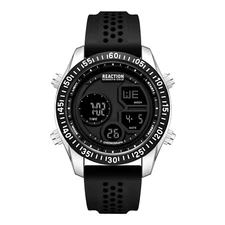 Kenneth Cole Reaction Men's Digital Watch Silicone Strap KRWGP7005405