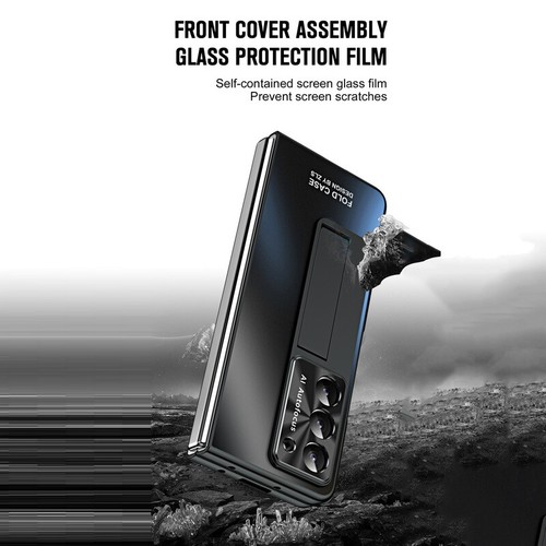 Per Samsung Galaxy Z Fold5 Vetro temperato Protctor Hard Hybrid Slim Case Cover - Foto 8 di 24