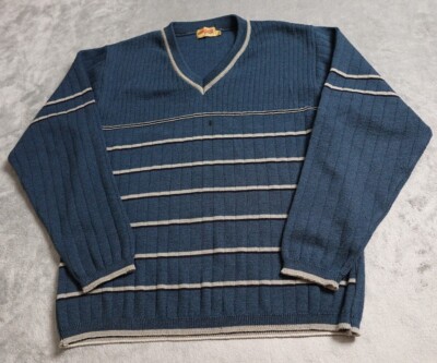 V Neck Sweater Raymond Men's Sweater Raymond Men Grey Solid