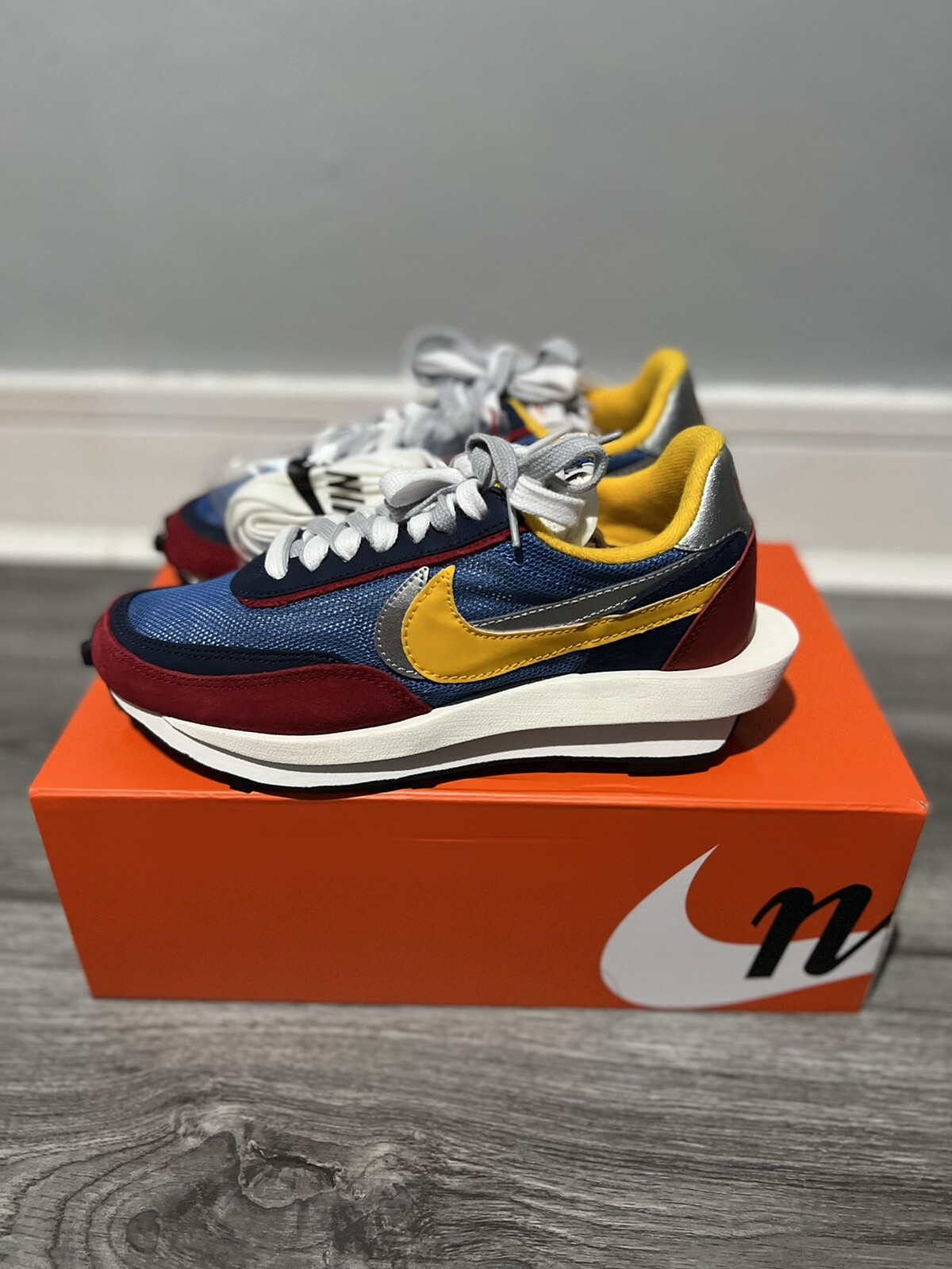 SACAI X NIKE Size UK 5.5 Nike LDWaffle x Sacai Varsity Blue 2019