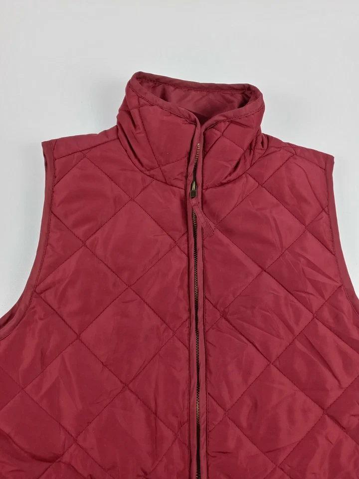 Chaleco Anthropologie Altard State Mujer Talla XS Acolchado Rojo Puffer Exterior Foto 2 de 4