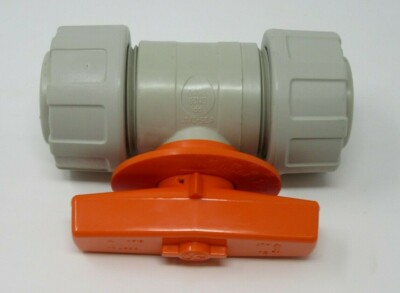 STUBBE PROFIPROP DOSING BALL VALVE 140301, PN/DN 10/20, PP SOCKET END, PTFE/EPDM