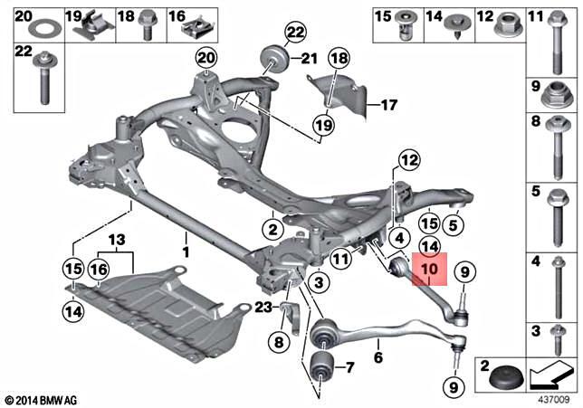 Genuine BMW Rear Control Arm 31126852991 | eBay 