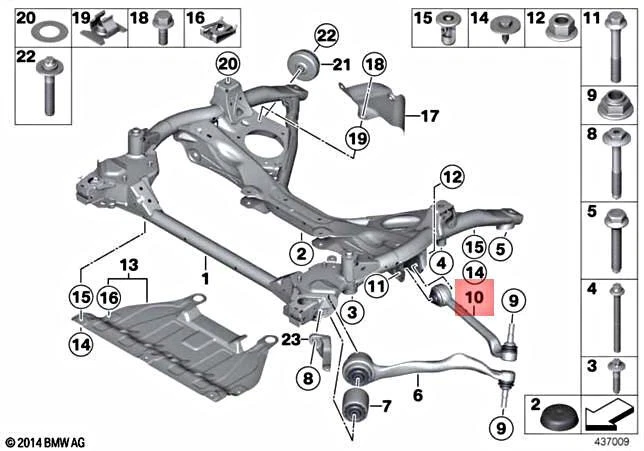 Genuine BMW Rear Control Arm 31126852991 | eBay