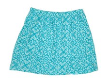 Vineyard Vines Girls Turquoise Coral Reef Print Pull-On Knit Mini Skirt M 10-12