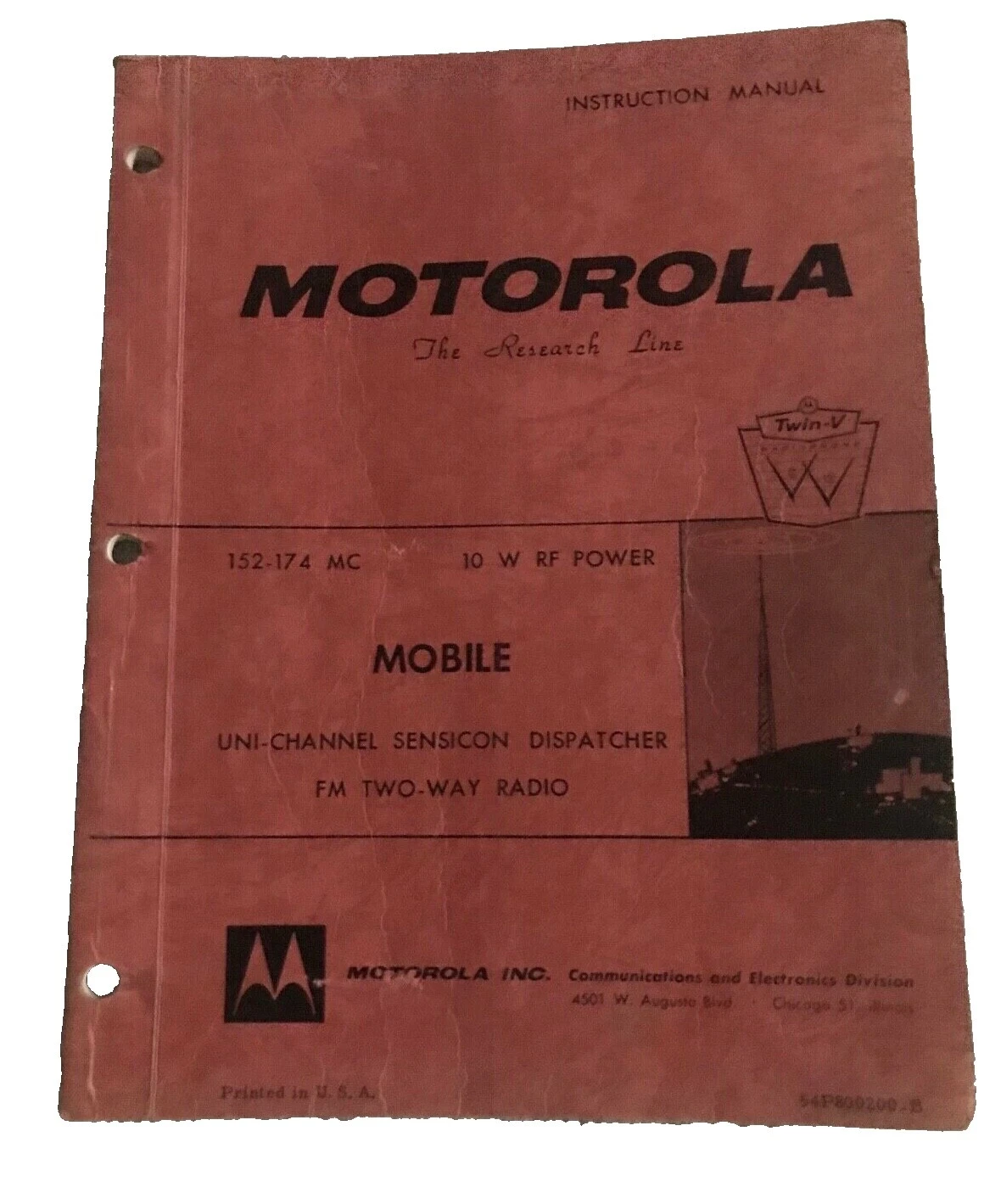 Motorola FM Radio Communication Manuals & Magazines