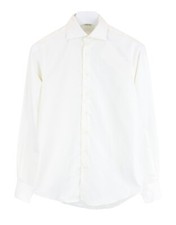 SUITSUPPLY Extra Slim Fit Formal Shirt Men's MEDIUM Cutaway Neck Button Up