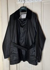 £429 Women Barbour Alexa Chung Agatha Waxed Cotton Jacket Size 8