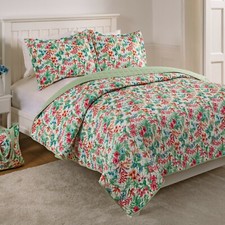 Colormate Quilt Tote Set Tropical Full/ Queen NEW