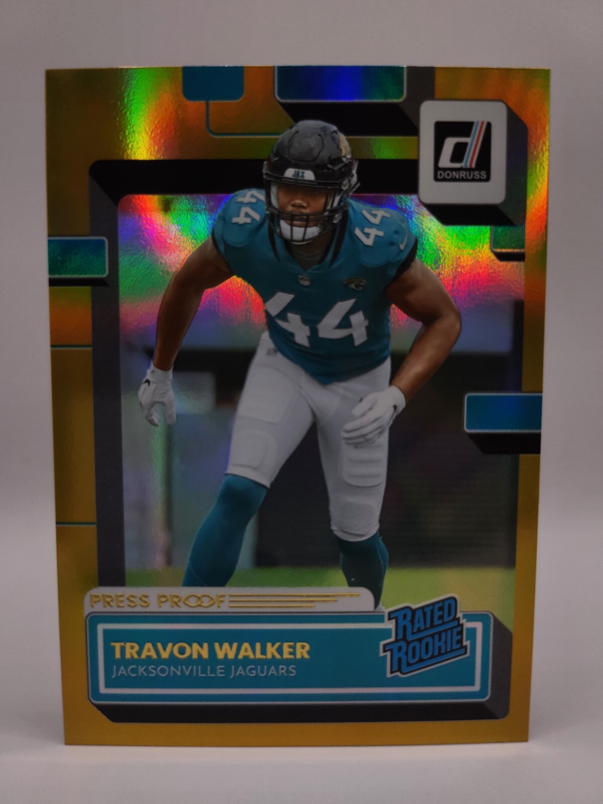 2022 Panini Donruss - Rated Rookie Press Proof Premium #325 Travon Walker (RC)