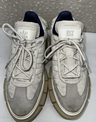 Adidas Womens 8.5 Ivy Park Super Sleek Chunky Platform Gray