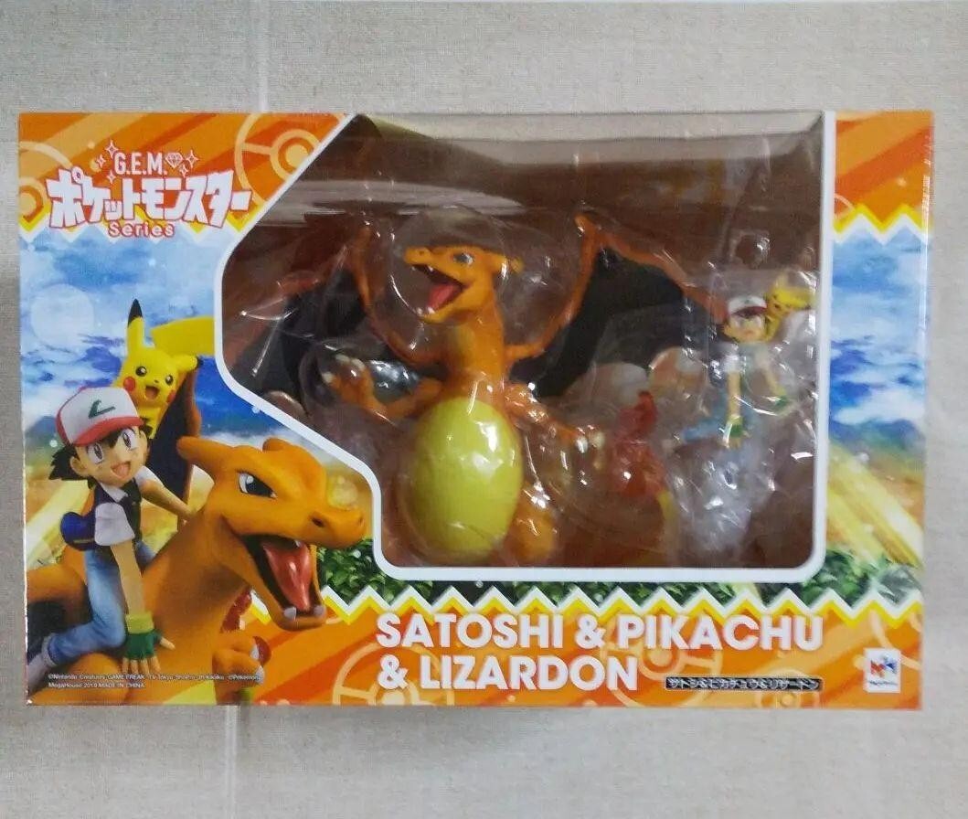 Pokemon Series Ash Ketchum Pikachu Charizard Figure - Main Image