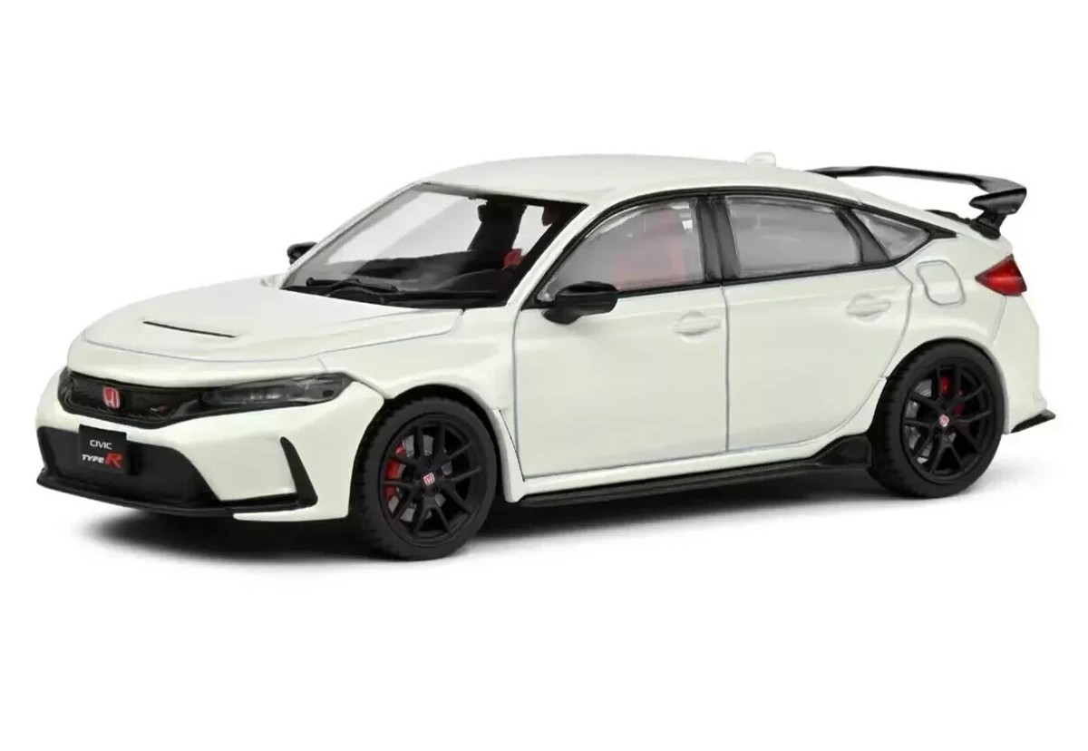 1/43 Honda Civic Type R 2022 White Diecast Model Car by Solido
