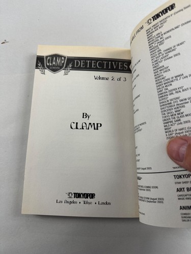 CLAMP SCHOOL DETECTIVES Vol 1-2 Manga Limited Editions w Posters 1st Print - Picture 14 of 20