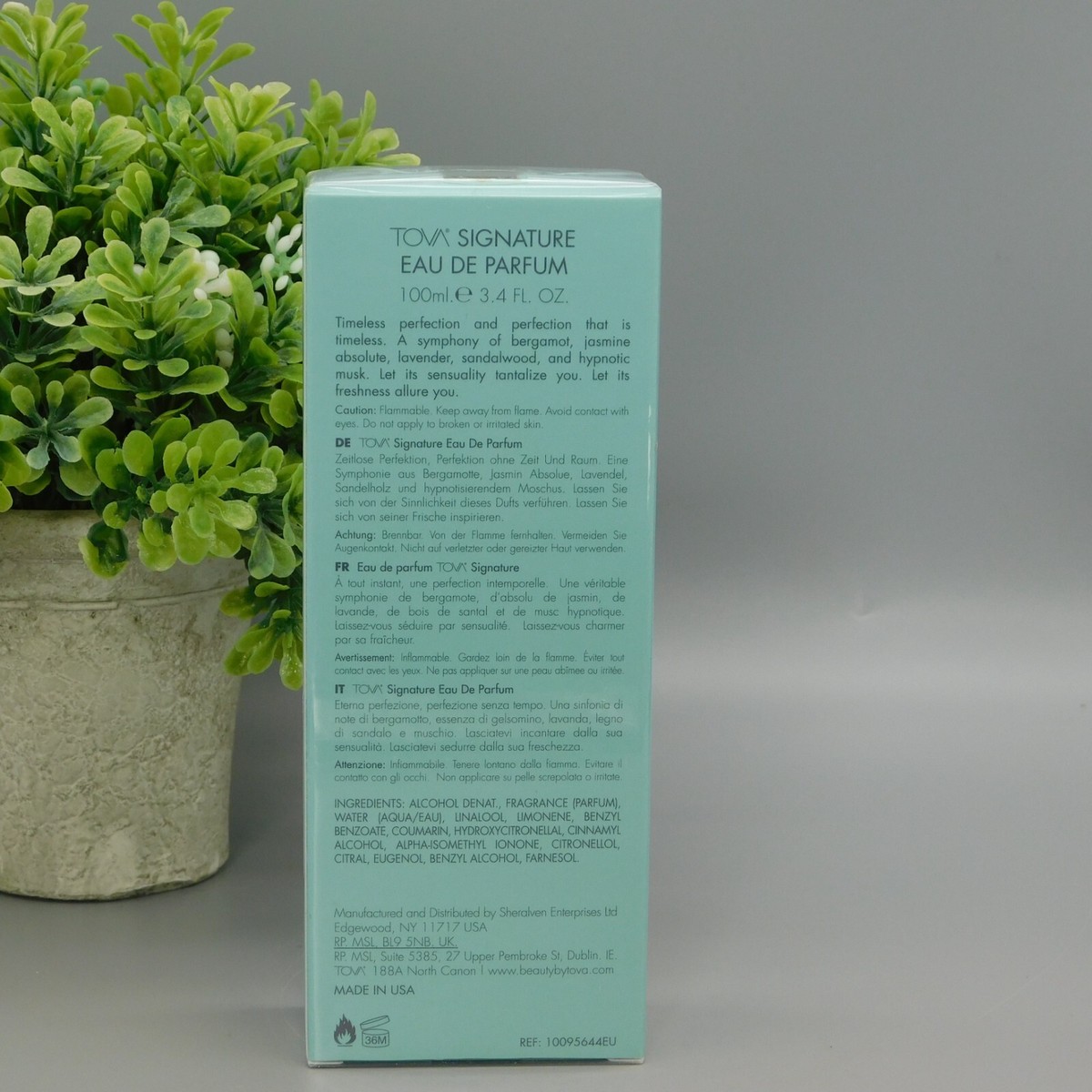 Tova Beverly Hills Signature Eau De Parfum Spray 3.4 oz New In Box