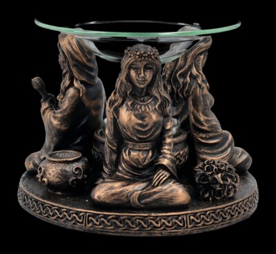 Duftlampe Hekate - Jungfrau Mutter Altes Weib | Mythologie Fantasy Dekoration