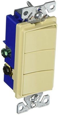 Cooper Wiring Devices 7729V-SP 15-Amp 3-Way 120-Volt Decorator Heavy Duty Grade