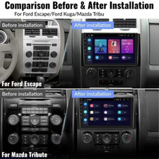 For Ford Escape 2007-2012 Car Stereo Radio Apple Carplay Android12 GPS Head Unit