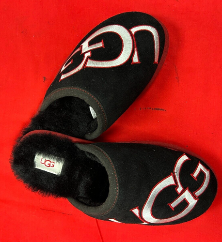 NEW-Ugg Australia Men`s Scuff Logo 1135612- Slipper Size- 8.NIB .Vietnam. - Picture 3 of 15