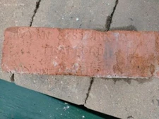 Vintage antique reclaimed WYNN and STARR FIRE BRICK COMPANY  TRAFFORD PA