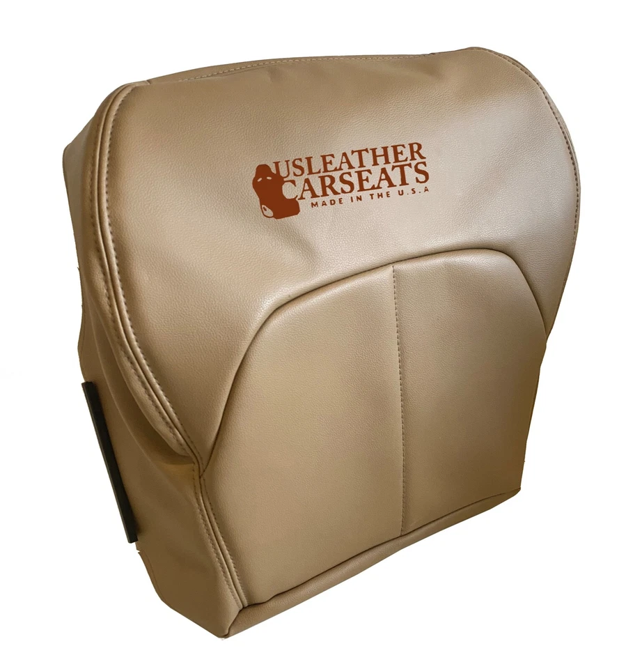 1999 Fits Chrysler Sebring Driver Side Bottom Synthetic Leather Seat Cover Tan - Image 3 of 4