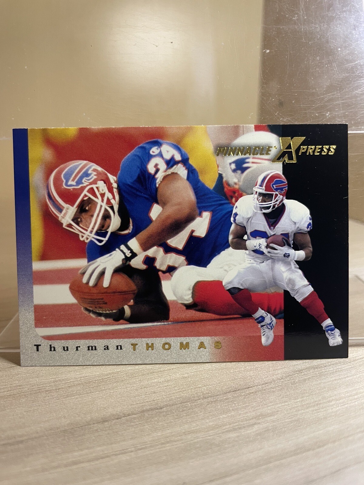 1997 Pinnacle X-Press Football Card #67 Thurman Thomas