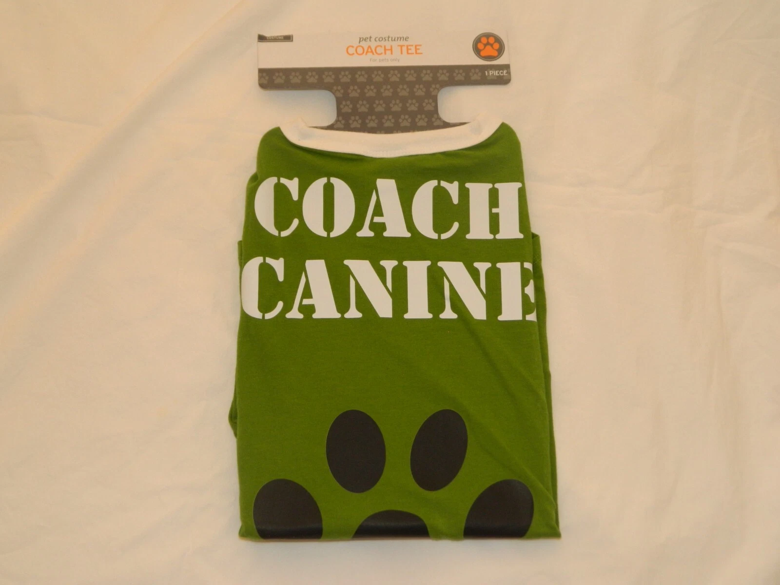 Costume Coach Canine Tee Pet Dog Taglia Large Nuovo con etichette