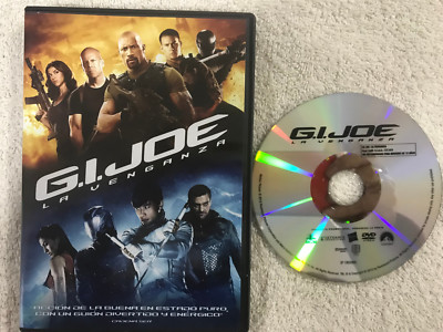 G.I. JOE LA VENGANZA ACCIÓN DVD DWAYNE JOHNSON CHANNING TATUM BRUCE WILLIS GIJOE